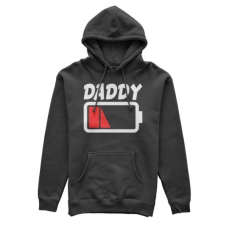 Felpa uomo daddy low battery Per il papà