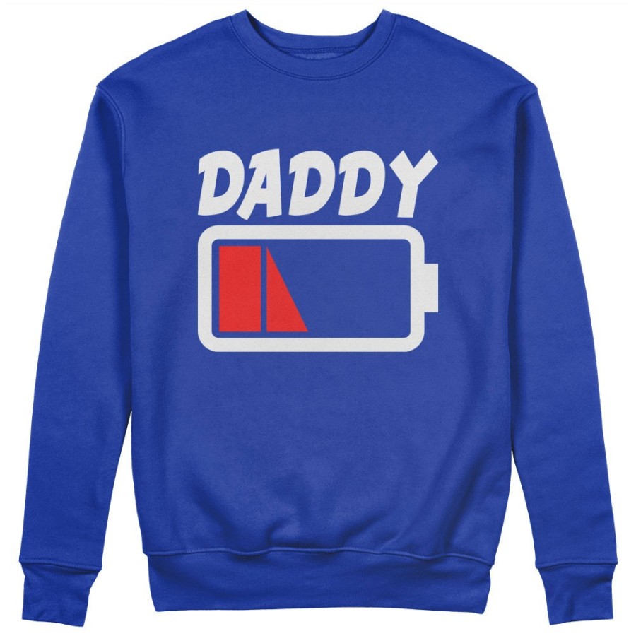 Felpa uomo daddy low battery Per il papà