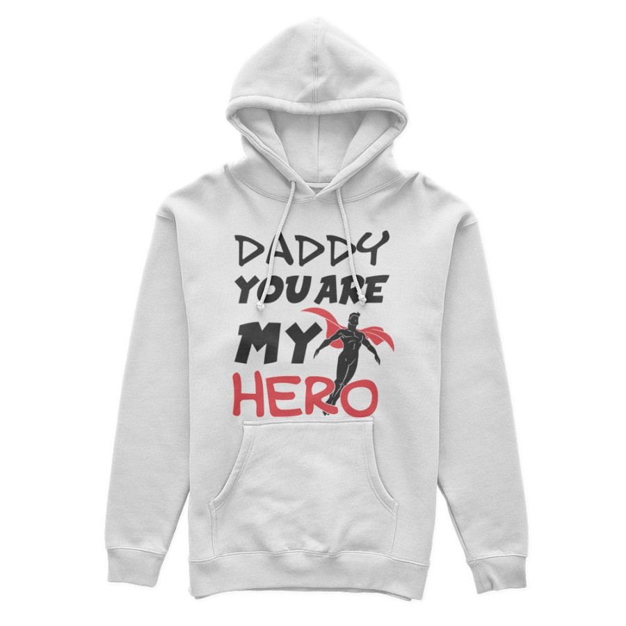 Felpa uomo daddy you are my hero Per il papà