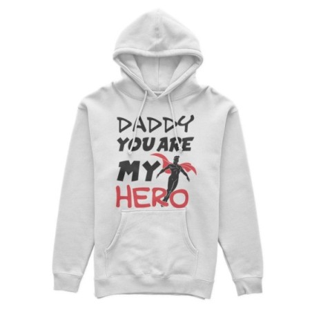 Felpa uomo daddy you are my hero Per il papà