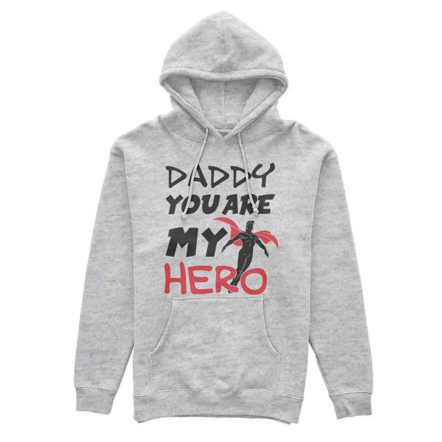 Felpa uomo daddy you are my hero Per il papà