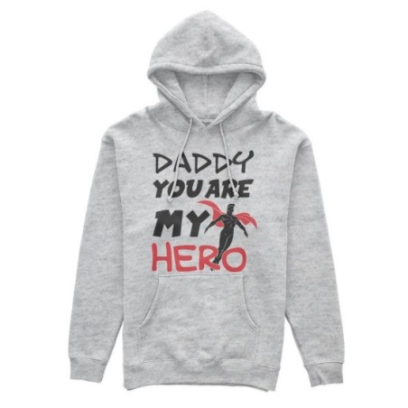 Felpa uomo daddy you are my hero Per il papà