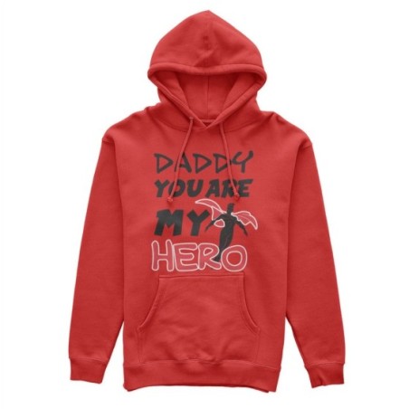 Felpa uomo daddy you are my hero Per il papà