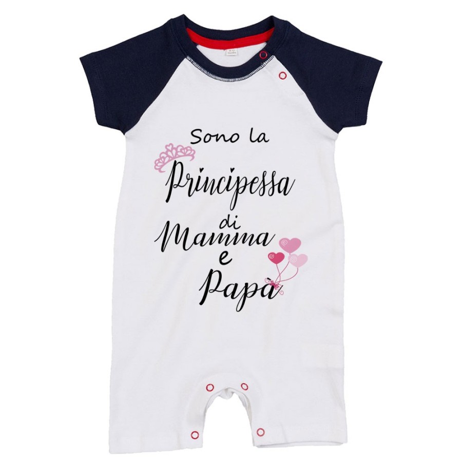 Pagliaccetto neonata sono la principessa di mamma e papà Per la famiglia