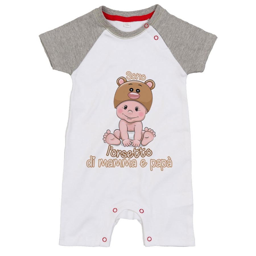 Pagliaccetto neonato sono l'orsetto di mamma e papà Per la famiglia