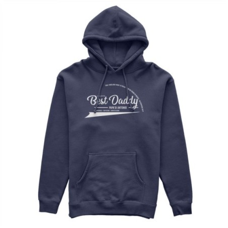 Felpa uomo personalizzata con nome e anno best daddy instancabile fortissimo simpaticissimo Per il papà