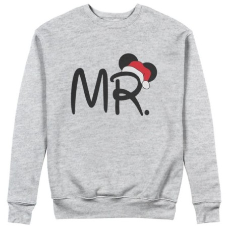 Felpa uomo personalizzabile con nome mr con cappello natalizio Natale