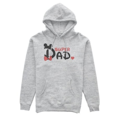 Felpa uomo super dad mickey Per il papà