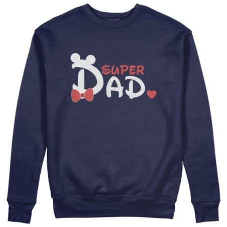 Felpa uomo super dad mickey Per il papà
