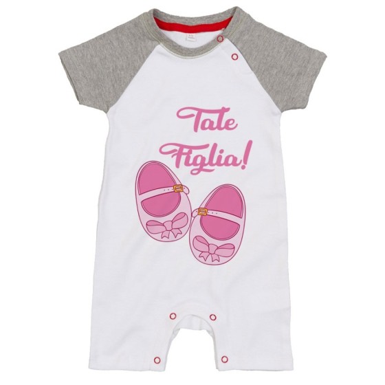 Pagliaccetto neonata tale figlia con scarpine di danza Per la famiglia