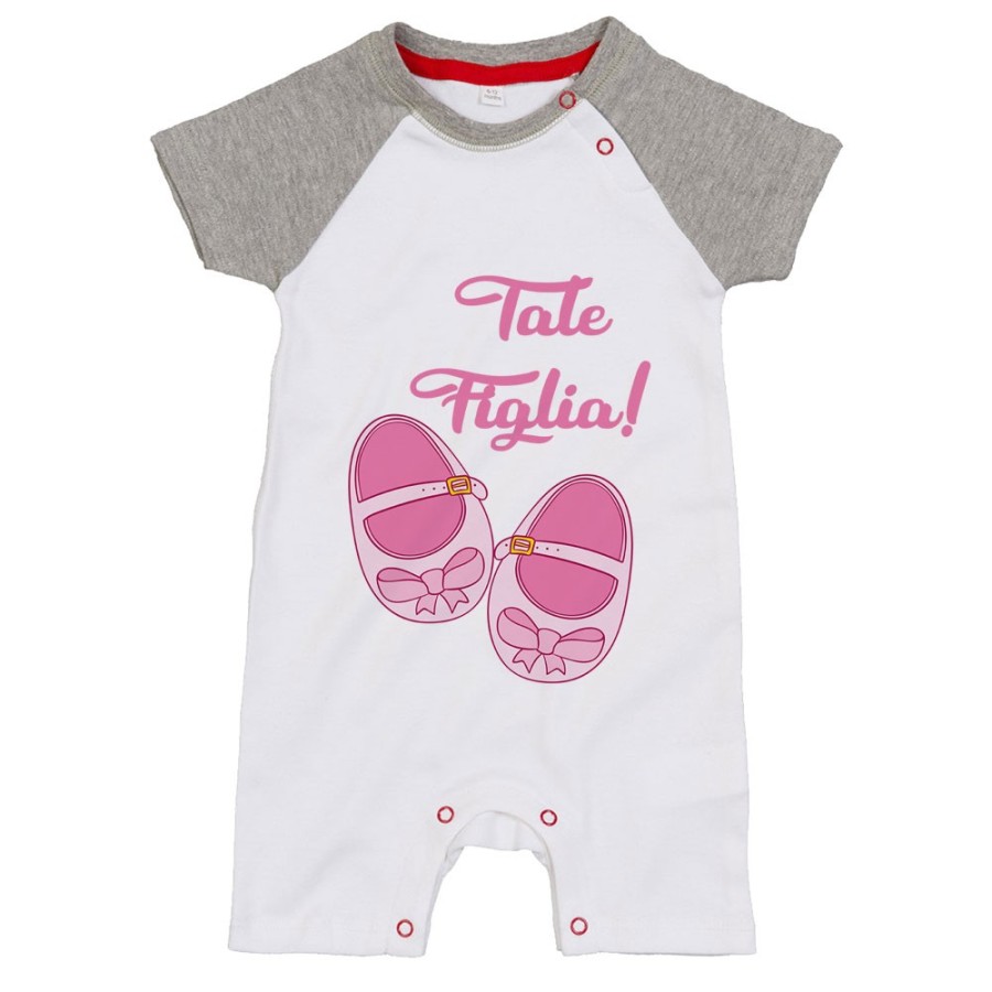 Pagliaccetto neonata tale figlia con scarpine di danza Per la famiglia