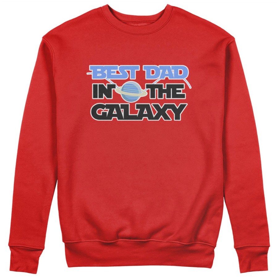 Felpa uomo best dad in the galaxy Per il papà