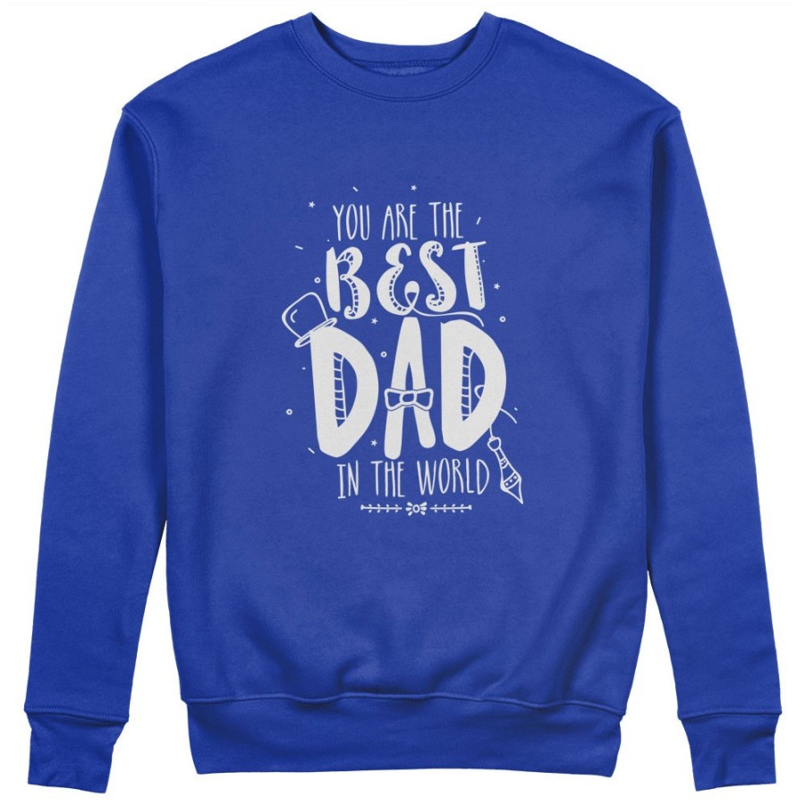 Felpa uomo the best dad in the world Per il papà