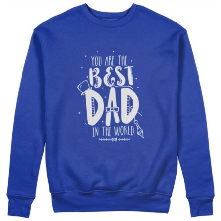 Felpa uomo the best dad in the world Per il papà