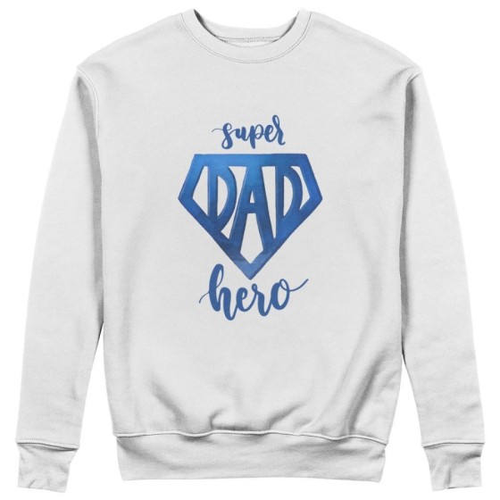 Felpa uomo super dad hero Per il papà