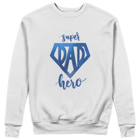 Felpa uomo super dad hero