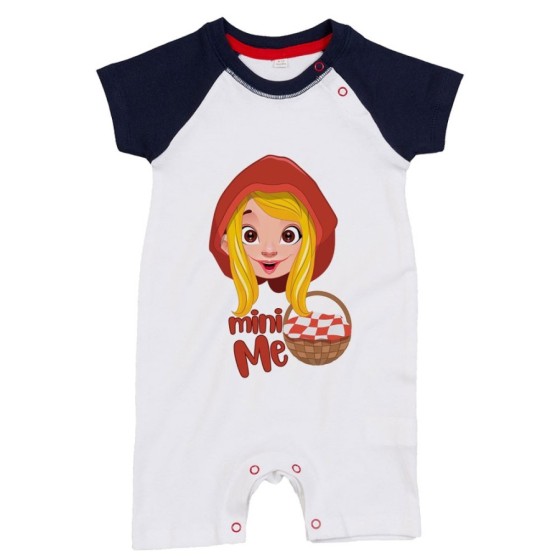 Pagliaccetto neonata mini me cappuccetto rosso Per la famiglia