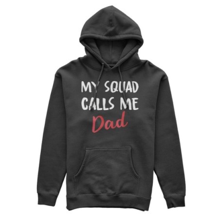 Felpa uomo my squad calls me dad Per il papà