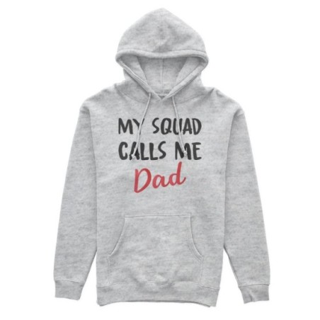 Felpa uomo my squad calls me dad Per il papà