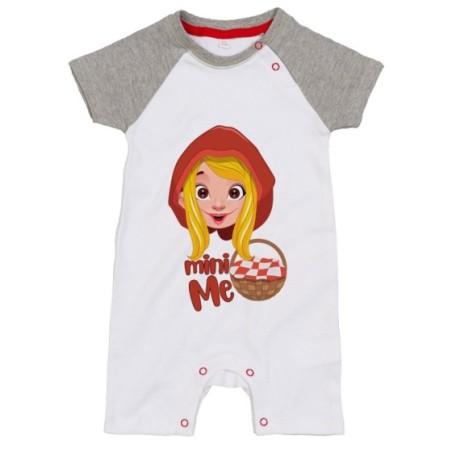 Pagliaccetto neonata mini me cappuccetto rosso Per la famiglia