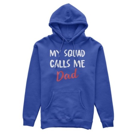 Felpa uomo my squad calls me dad Per il papà