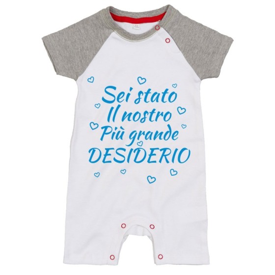 Pagliaccetto neonato sei stato il nostro più grande desiderio Per la famiglia