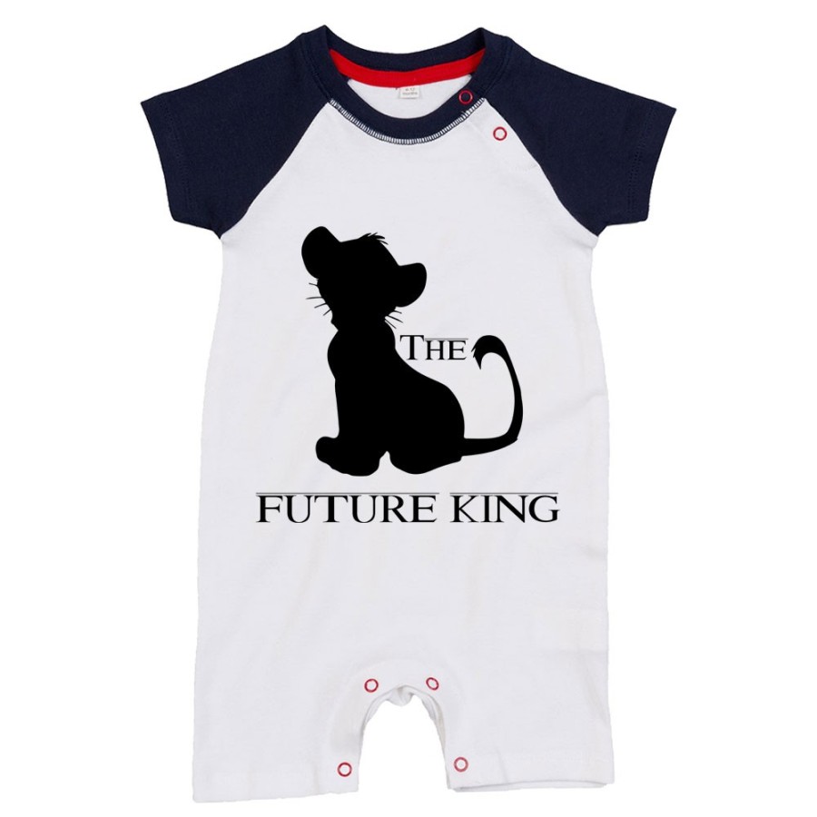 Pagliaccetto neonato the future king queem lion Per la famiglia
