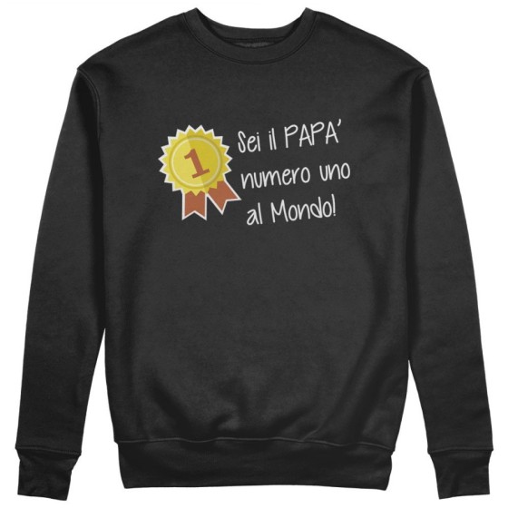 Felpa uomo sei il papà numero uno al mondo Per il papà