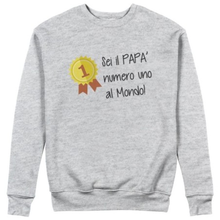 Felpa uomo sei il papà numero uno al mondo Per il papà