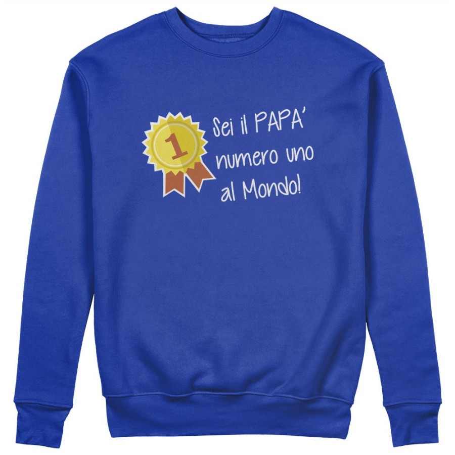 Felpa uomo sei il papà numero uno al mondo Per il papà