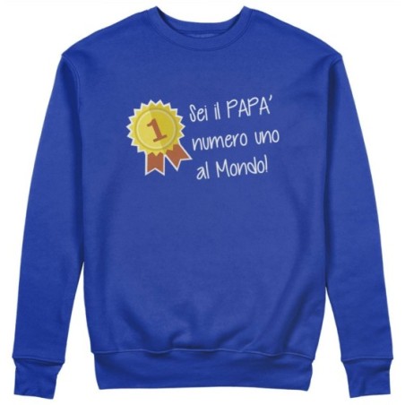Felpa uomo sei il papà numero uno al mondo Per il papà