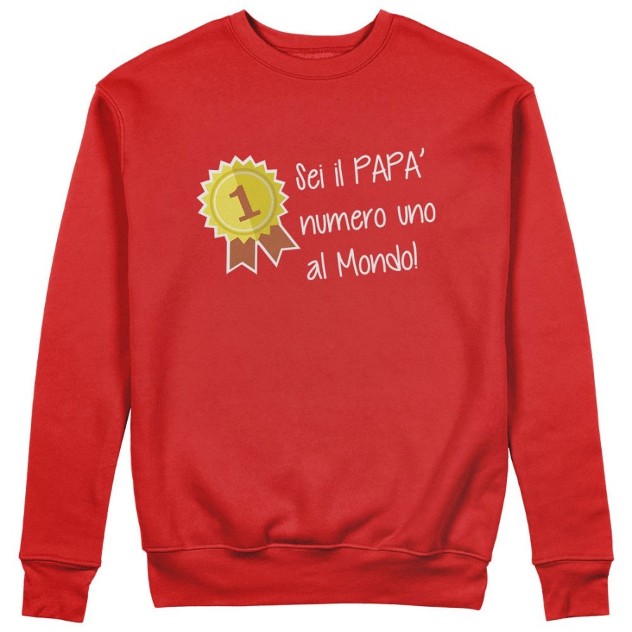 Felpa uomo sei il papà numero uno al mondo Per il papà