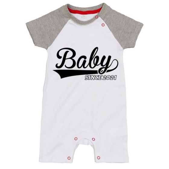 Pagliaccetto neonato personalizzato con anno baby since Per la famiglia