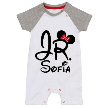 Pagliaccetto neonato personalizzabile con nome jr Per la famiglia