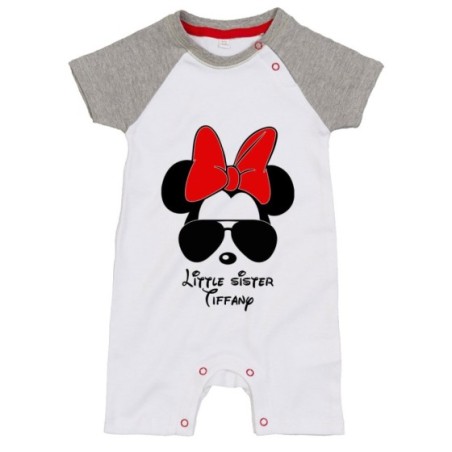 Pagliaccetto neonata personalizzato con nome little...