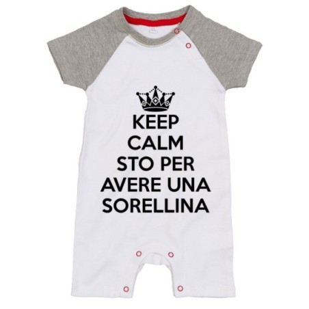 Pagliaccetto neonato keep calm sto per avere un...