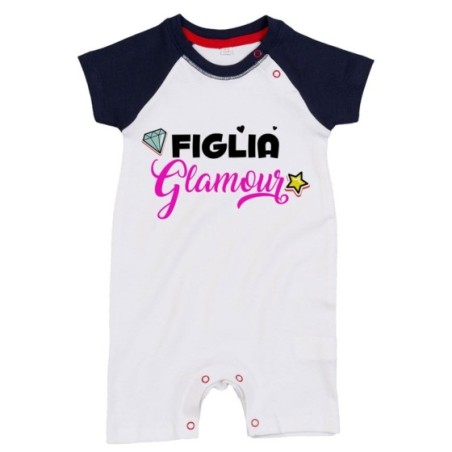 Pagliaccetto neonata figlia glamour