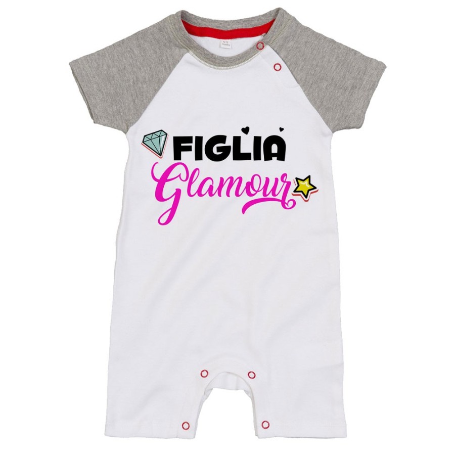 Pagliaccetto neonata figlia glamour Per la famiglia