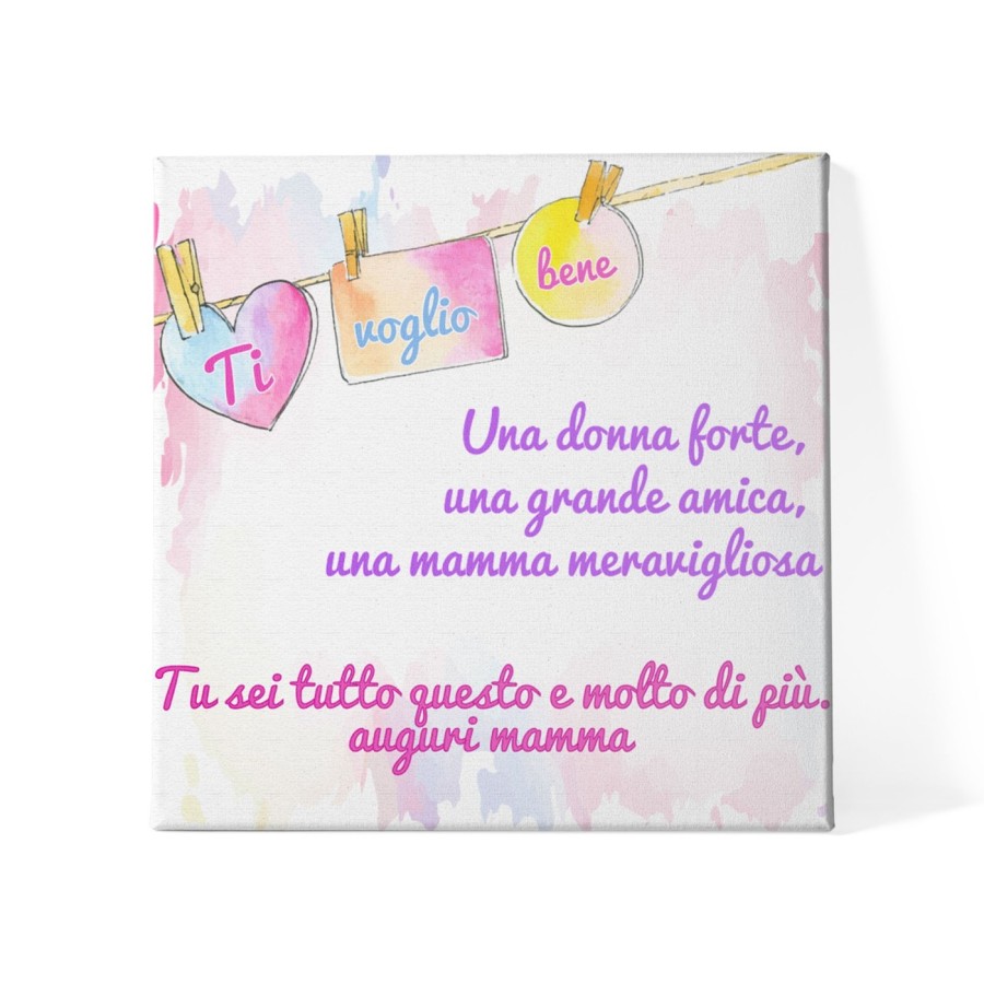 Quadro in tela una donna forte una grande amica una mamma meravigliosa Per la mamma