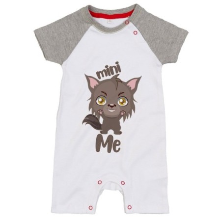 Pagliaccetto neonato mini me lupo