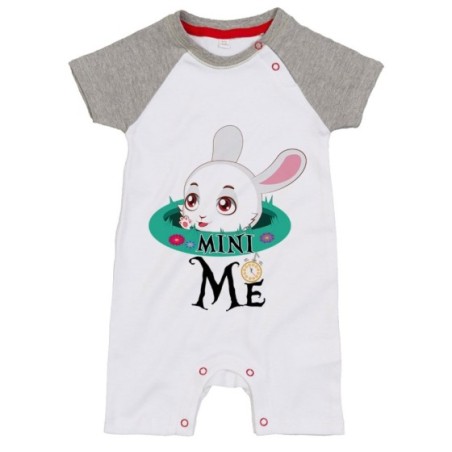 Pagliaccetto neonato mini me bianconiglio