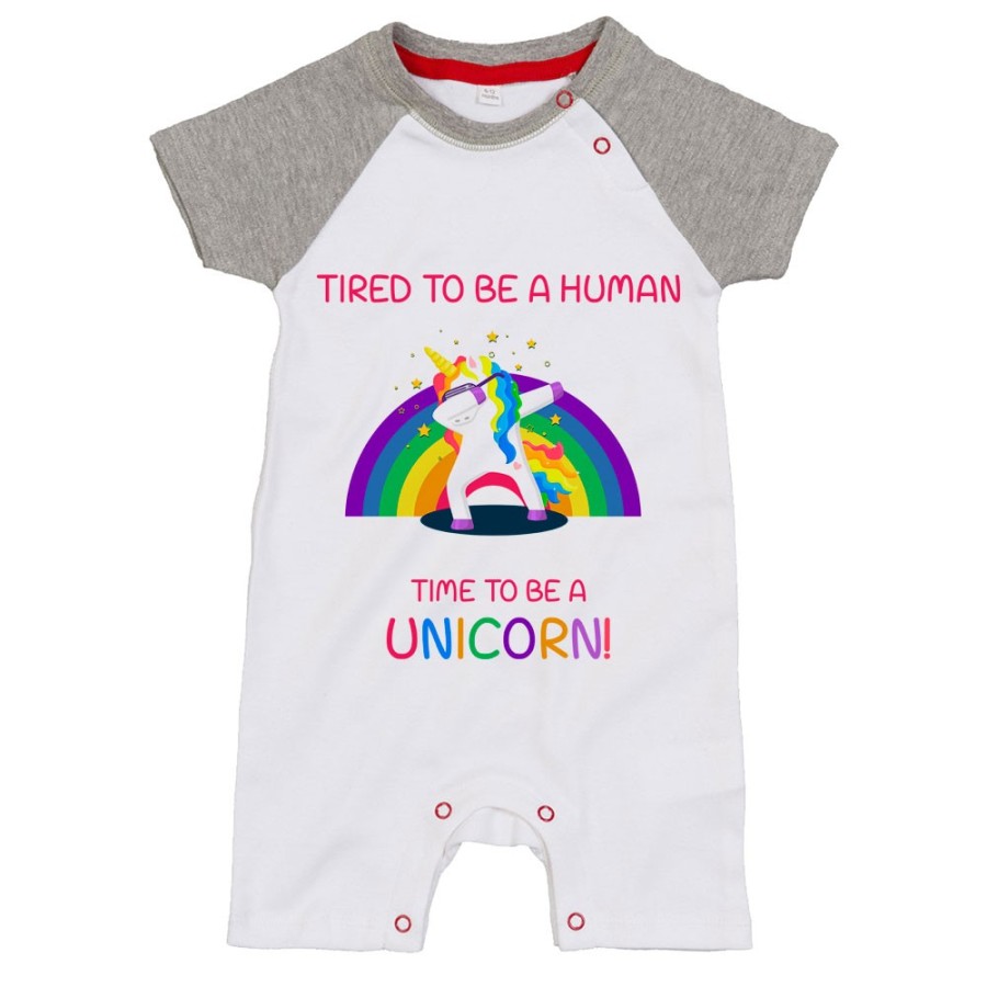 Pagliaccetto neonato tired to be a human time to be a unicorn Unicorni