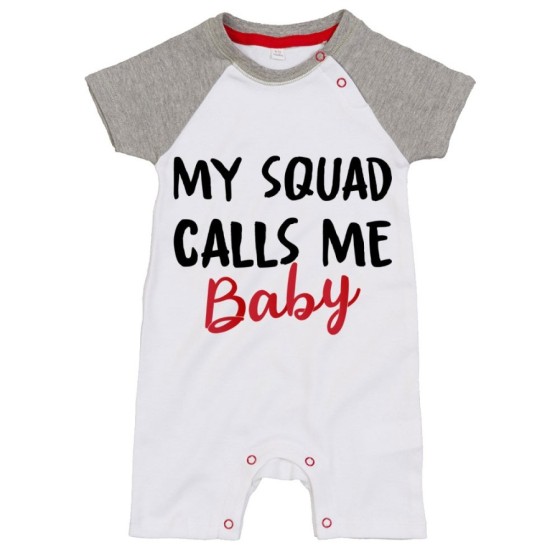 Pagliaccetto neonato my squad calls me baby Per la famiglia