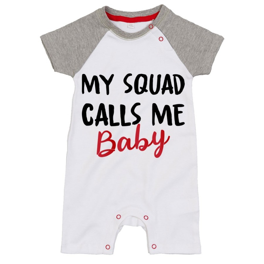 Pagliaccetto neonato my squad calls me baby Per la famiglia