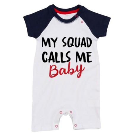 Pagliaccetto neonato my squad calls me baby Per la famiglia