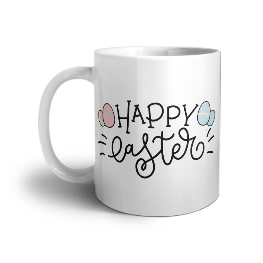 Tazza happy easter con uova colorate Pasqua
