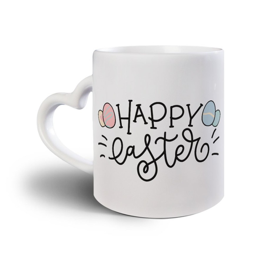 Tazza happy easter con uova colorate Pasqua