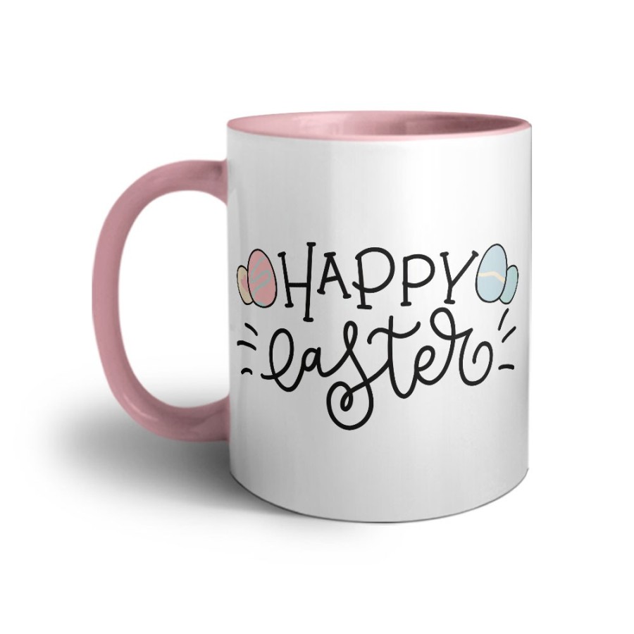 Tazza happy easter con uova colorate Pasqua