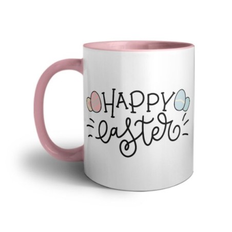 Tazza happy easter con uova colorate Pasqua