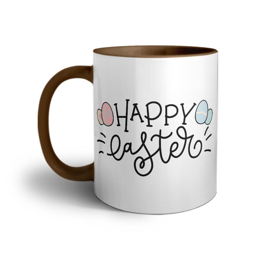 Tazza happy easter con uova colorate Pasqua